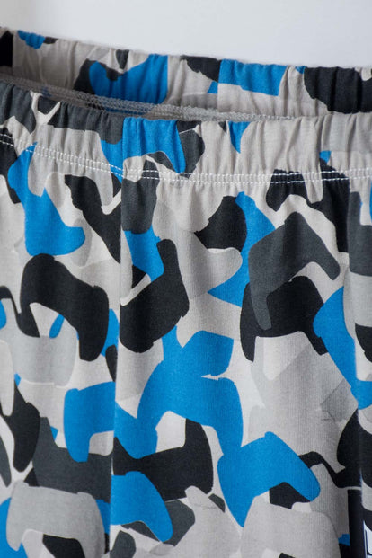 PIJAMA DE PLAY STATION DE PANTALÓN LARGO AZUL PARA NIÑO