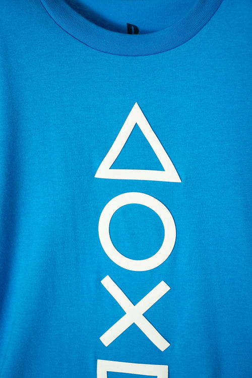 PIJAMA DE PLAYSTATION CON PANTALÓN CORTO AZUL PARA NIÑO