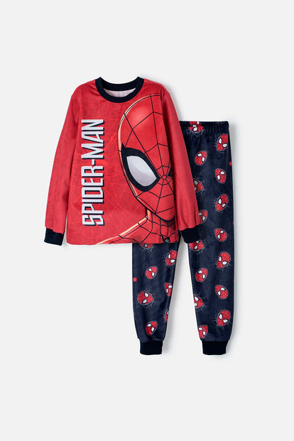 PIJAMA DE SPIDER-MAN CON PANTALÓN ROJA Y AZUL PARA NIÑO