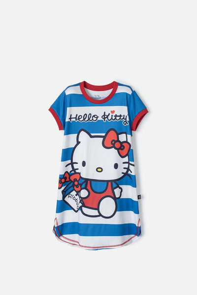PIJAMA DE HELLO KITTY MULTICOLOR TIPO BATOLA PARA NIÑA