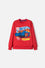 BUZO DE HOT WHEELS CERRADO ROJO PARA NIÑO