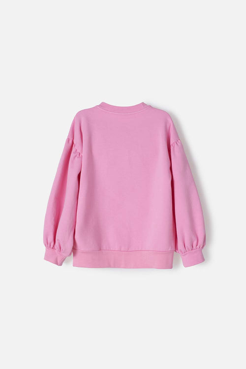 BUZO DE STITCH ROSADO CERRADO PARA NIÑA