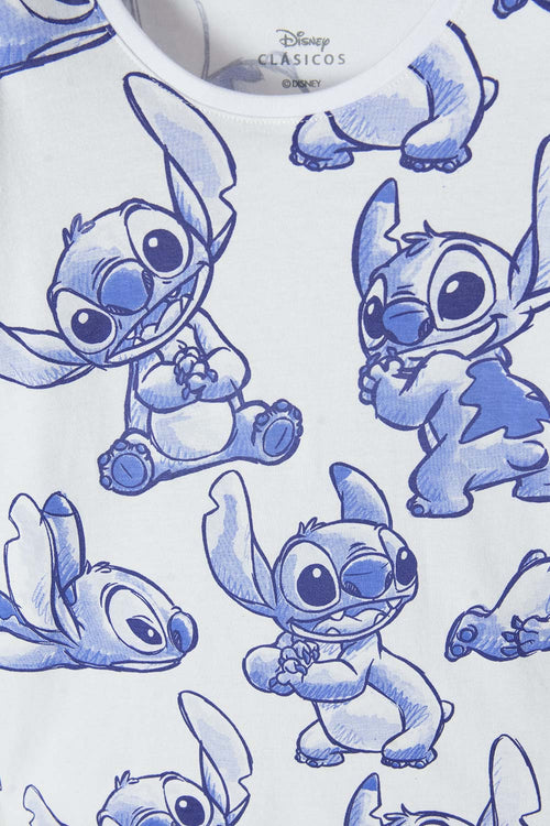 Card slide image -  CAMISETA DE STITCH MANGA CORTA MULTICOLOR PARA NIÑA