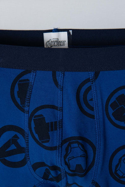 PACK X2 BOXER DE MARVEL GRIS Y AZUL PARA NIÑO