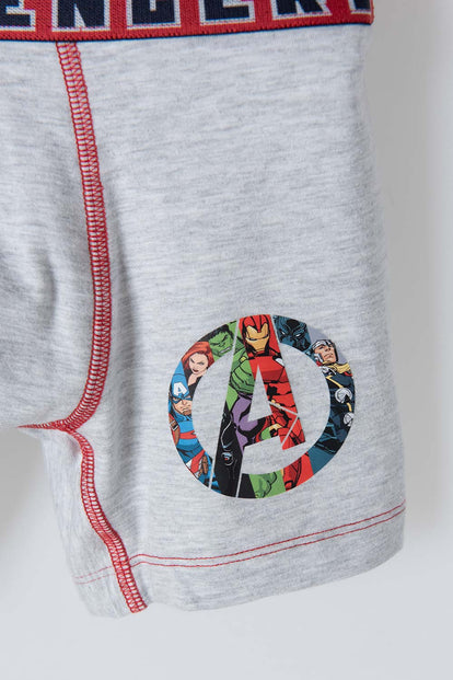 PACK X2 BOXER DE MARVEL GRIS Y AZUL PARA NIÑO