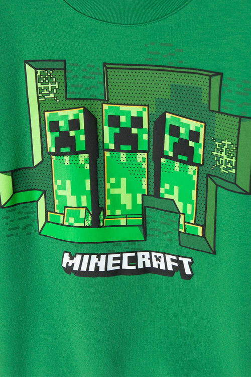 Card slide image -  BUZO DE MINECRAFT CERRADO VERDE PARA NIÑO