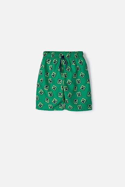 PANTALONETA DE BAÑO MINICRAFT VERDE PARA NIÑO