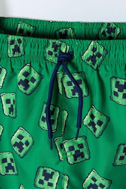 PANTALONETA DE BAÑO MINICRAFT VERDE PARA NIÑO