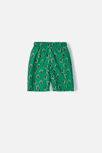 PANTALONETA DE BAÑO MINICRAFT VERDE PARA NIÑO