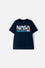 CAMISETA NASA MANGA CORTA AZUL PARA NIÑO