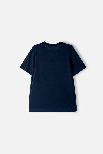 CAMISETA NASA MANGA CORTA AZUL PARA NIÑO