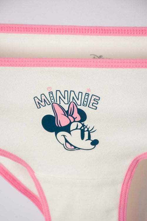 Card slide image -  PANTIES DE MINNIE MOUSE MULTICOLOR EN DÚO PARA NIÑA