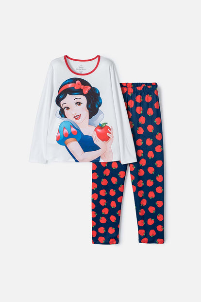 PIJAMA PRINCESAS DISNEY CON PANTALÓN LARGO PARA NIÑA
