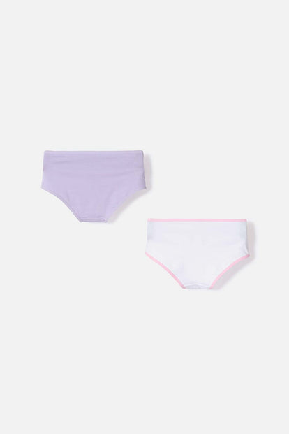 PACK X2 PANTIES DE MY MELODY & KUROMI LAVANDA EN DÚO PARA NIÑA