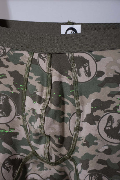 PACK X2 BOXER DE JURASSIC WORLD VERDE Y BLANCO PARA NIÑO