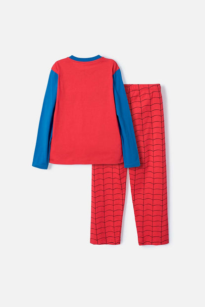 PIJAMA DE SPIDERMAN CON PANTALÓN LARGO MULTICOLOR PARA NIÑO