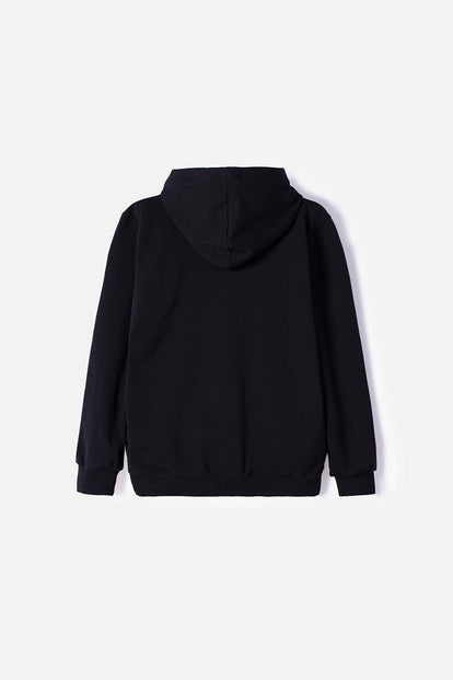 BUZO DE LAS CHICAS SUPERPODEROSAS NEGRO CON CAPUCHA PARA NIÑA