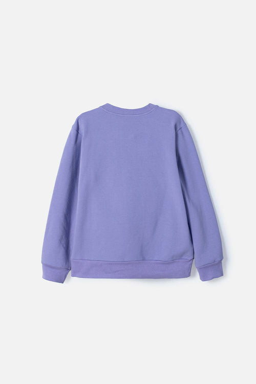 BUZO DE BARBIE LILA CERRADO PARA NIÑA