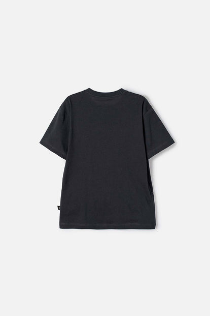 CAMISETA DE HOT WHEELS MANGA CORTA GRIS PARA NIÑO