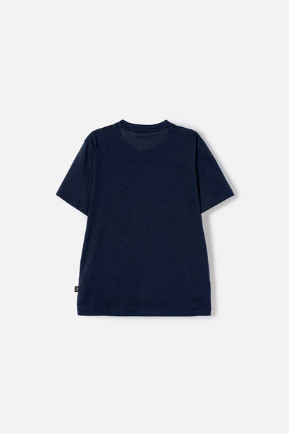 CAMISETA DE SPIDER-MAN MANGA CORTA AZUL PARA NIÑO