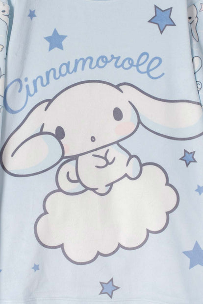 PIJAMA DE CINNAMOROLL CON PANTALÓN LARGO AZUL PARA NIÑO