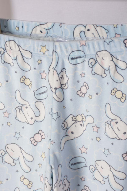 PIJAMA DE CINNAMOROLL CON PANTALÓN LARGO AZUL PARA NIÑO
