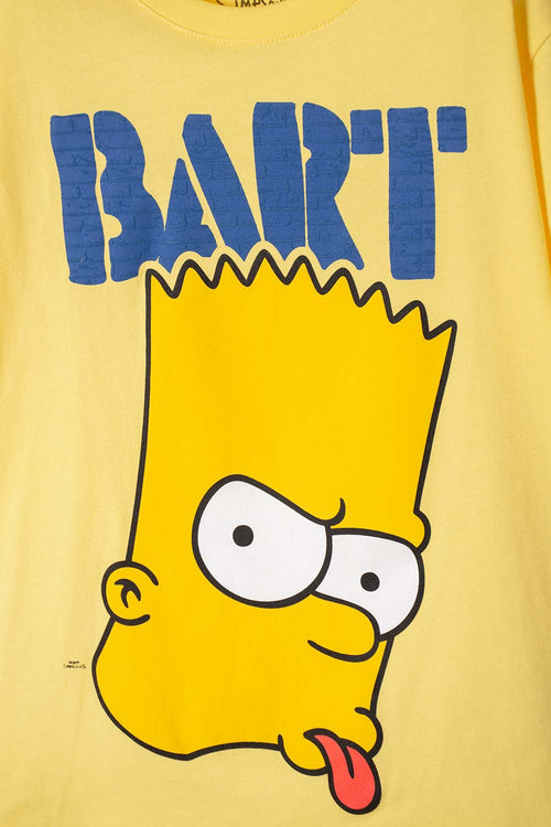 CAMISETA DE LOS SIMPSONS MANGA CORTA AMARILLA PARA NIÑO
