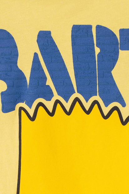 CAMISETA DE LOS SIMPSONS MANGA CORTA AMARILLA PARA NIÑO