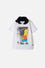 CAMISETA DE LOS SIMPSON MANGA CORTA NERO Y BLANCO PARA NIÑO