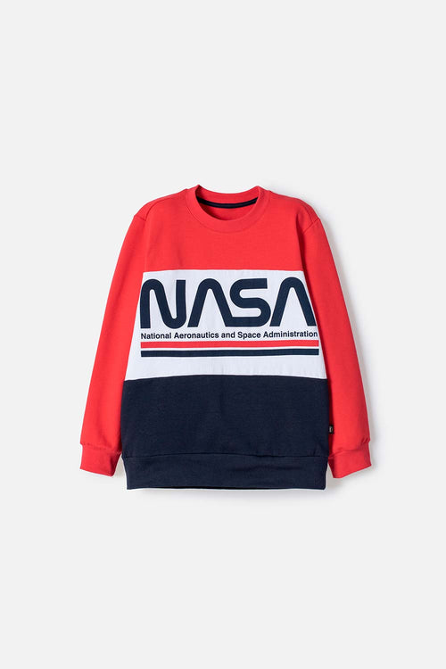 BUZO DE LA NASA CERRADO MULTICOLOR PARA NIÑO