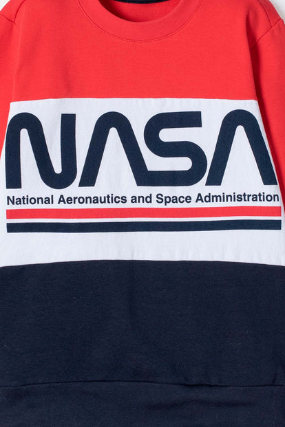 BUZO DE LA NASA CERRADO MULTICOLOR PARA NIÑO
