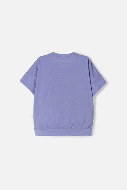 CAMISETA DE GABBY’S DOLLHOUSE MANGA CORTA LILA PARA NIÑA