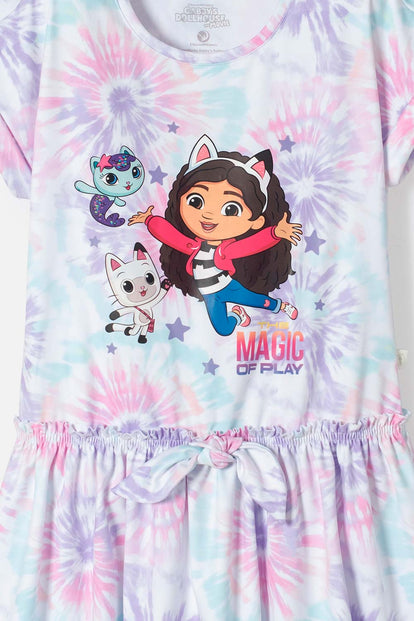 VESTIDO DE GABBY’S DOLLHOUSE MULTICOLOR PARA NIÑA