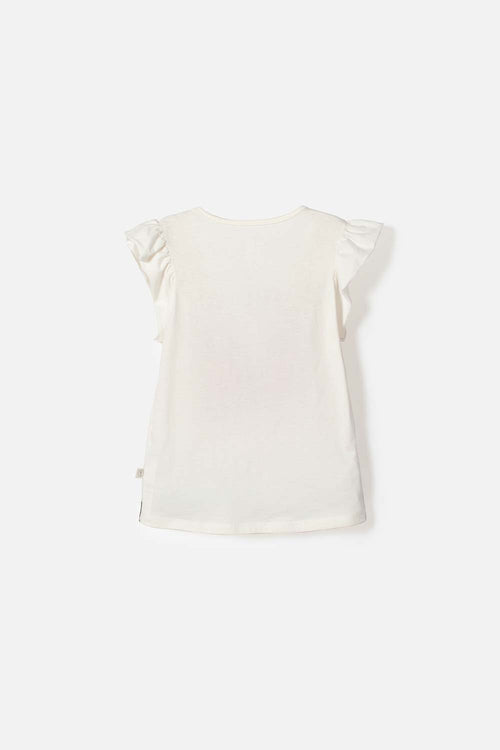 CAMISETA DE MINNIE MOUSE MANGA CORTA MULTICOLOR PARA NIÑA