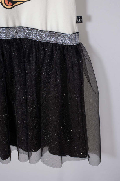 VESTIDO DE MINNIE MOUSE CON TULL MARFIL PARA NIÑA