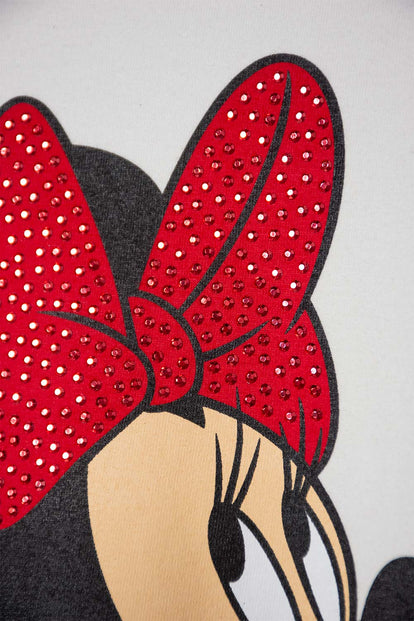 VESTIDO DE MINNIE MOUSE CON TULL MARFIL PARA NIÑA