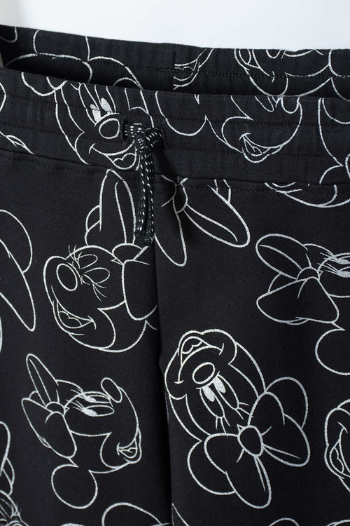 CONJUNTO DE MINNIE MOUSE NEGRO PARA NIÑA