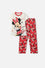 PIJAMA DE MINNIE MOUSE PANTALÓN LARGO MARFIL PARA NIÑA