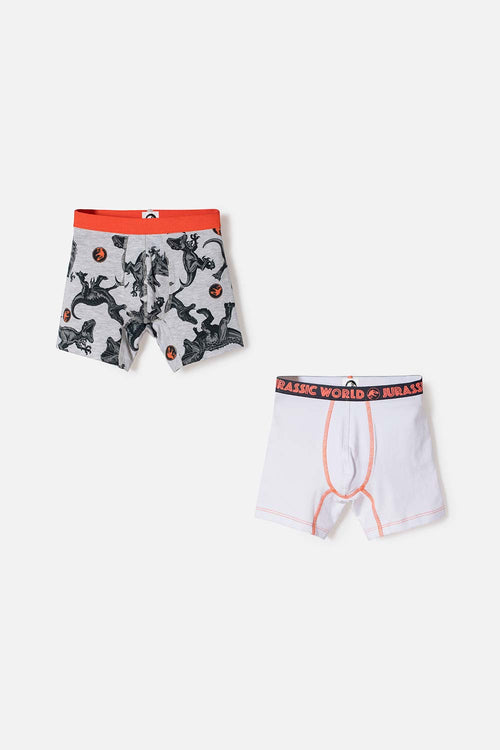 PACK X2 BOXER DE JURASSIC WORLD MULTICOLOR PARA NIÑO