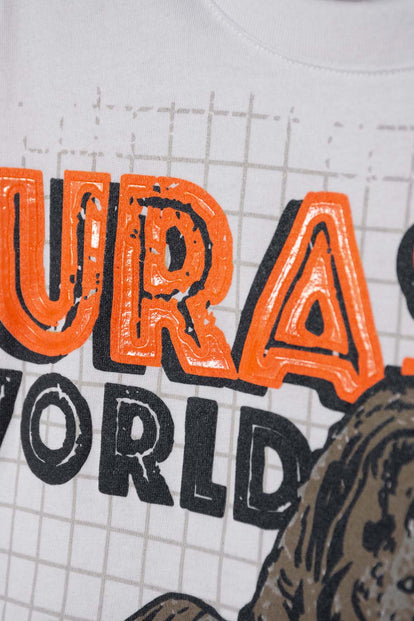 CONJUNTO DE JURASSIC WORLD CON BERMUDA MULTICOLOR PARA NIÑO