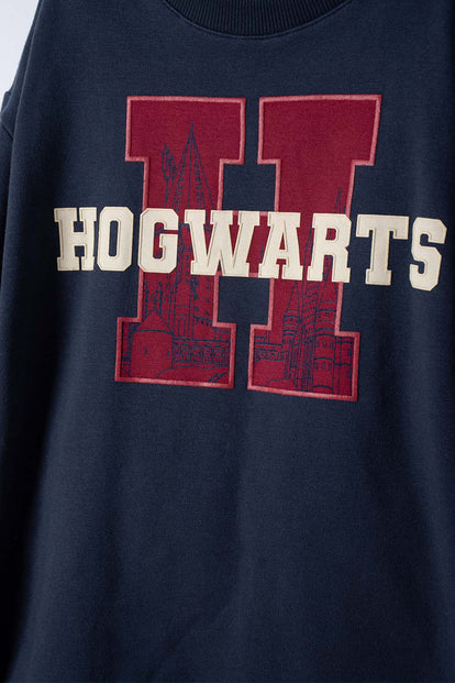 CAMISETA DE HARRY POTTER MANGA LARGA AZUL PARA NIÑO