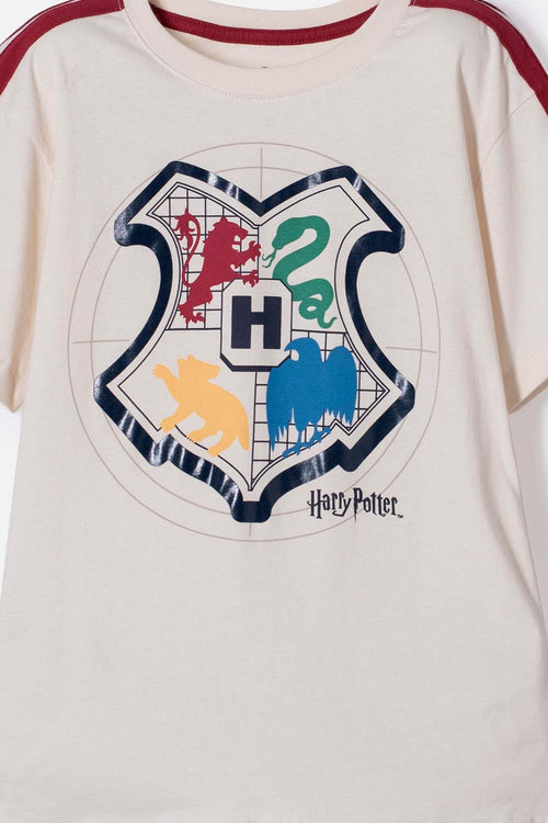 CONJUNTO DE HARRY POTTER CON BERMUDA MULTICOLOR PARA NIÑO