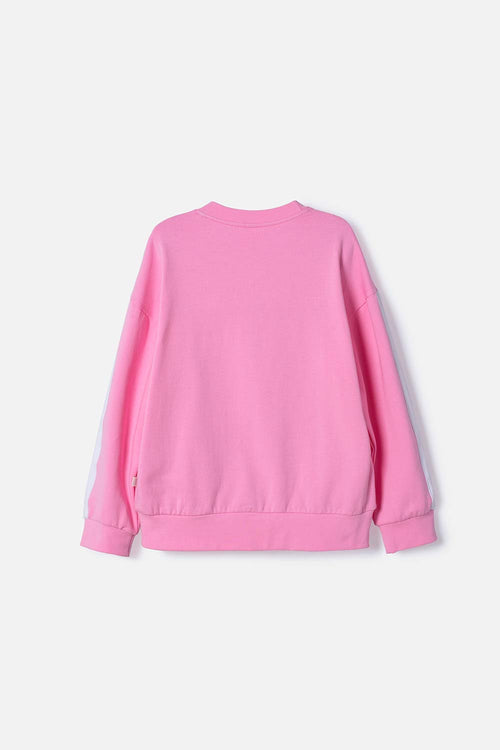 BUZO DE BARBIE CERRADO ROSADO PARA NIÑA