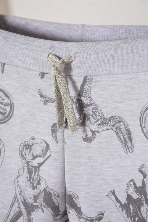 CONJUNTO DE JURASSIC WORLD GRIS PARA NIÑO