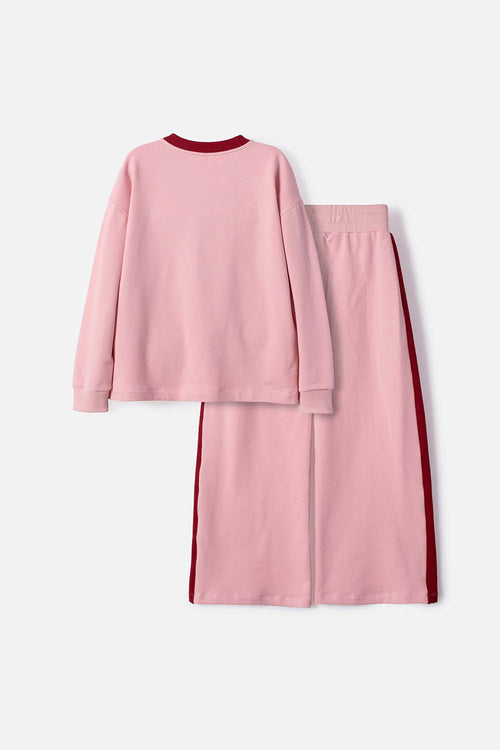 CONJUNTO DE HARRY POTTER CON PANTALÓN LARGO ROSADO PARA NIÑA