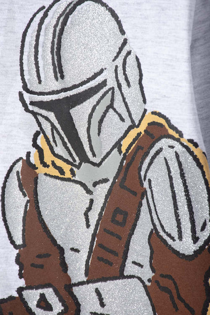 CAMISETA DE MANDALORIAN MANGA CORTA MULTICOLOR PARA NIÑO