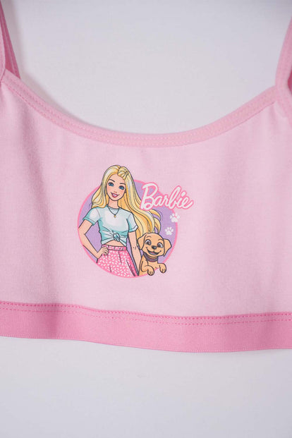 CONJUNTO DE TOP Y PANTY DE BARBIE MULTICOLOR PARA NIÑA