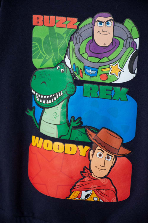BUZO DE TOY STORY CERRADO AZUL OSCURO PARA NIÑO