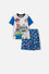 PIJAMA DE TOY STORY CON PANTALÓN CORTO AZUL Y BLANCO PARA NIÑO