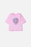 CAMISETA DE K- POP DEMON HUNTERS ROSADA PARA NIÑA